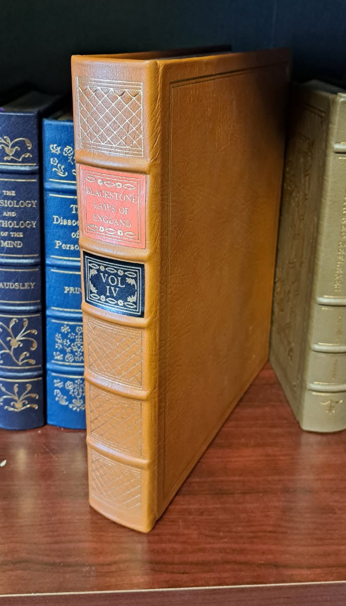 Blackstone's Commentaries on the Laws of England, Vol IV