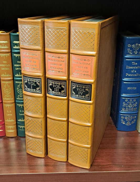 Blackstone's Commentaries on the Laws of England, Vol I, III and IV