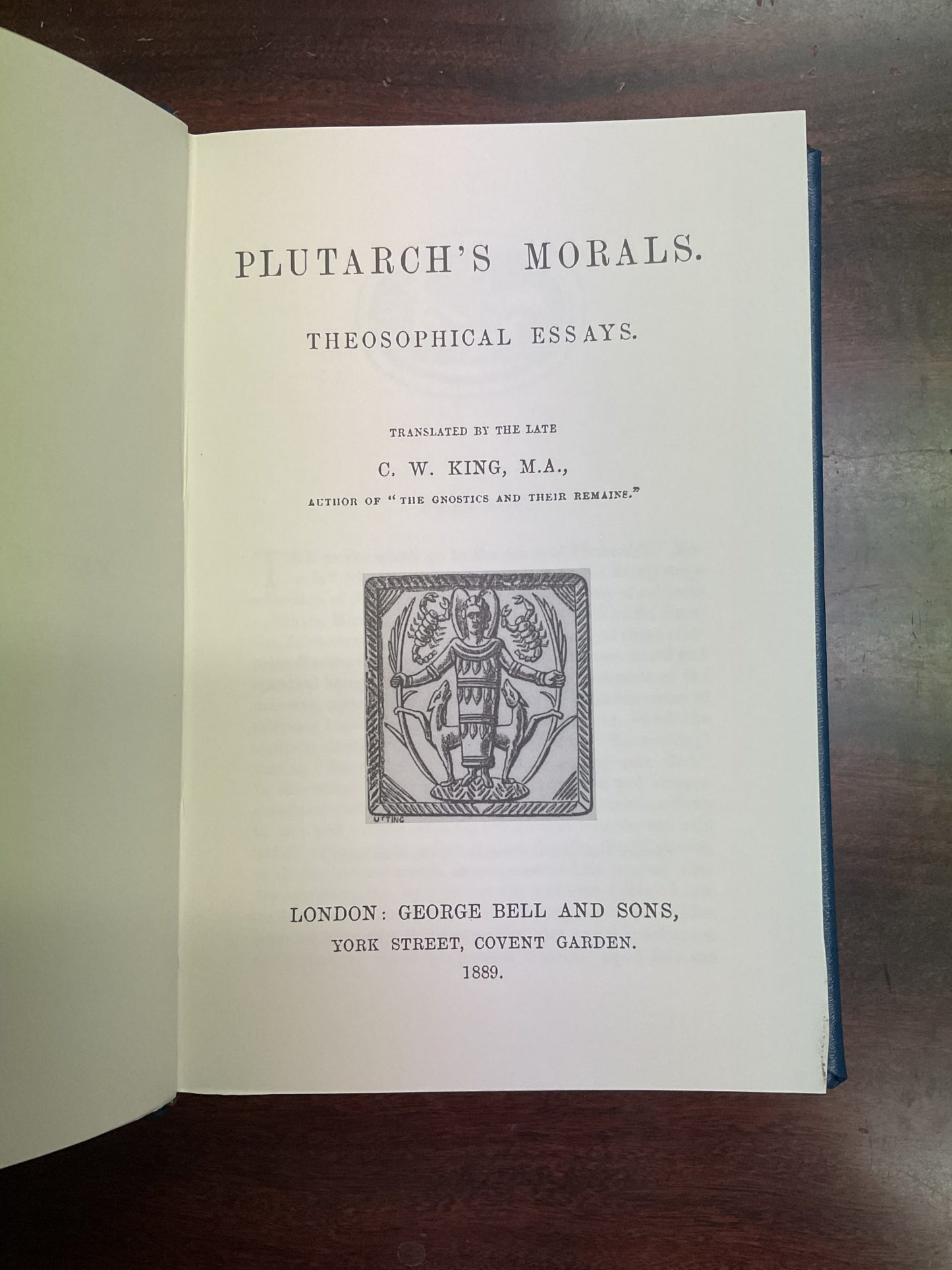 Plutarch’s Morals: Ethical Essays and Theosophical Essays