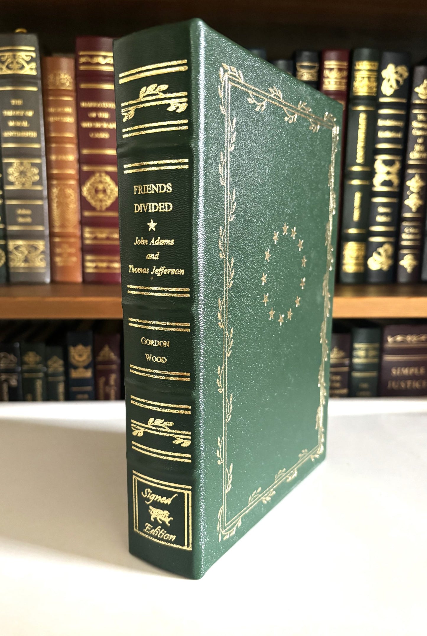 Friends Divided: John Adams and Thomas Jefferson by Gordon Wood – SIGNED