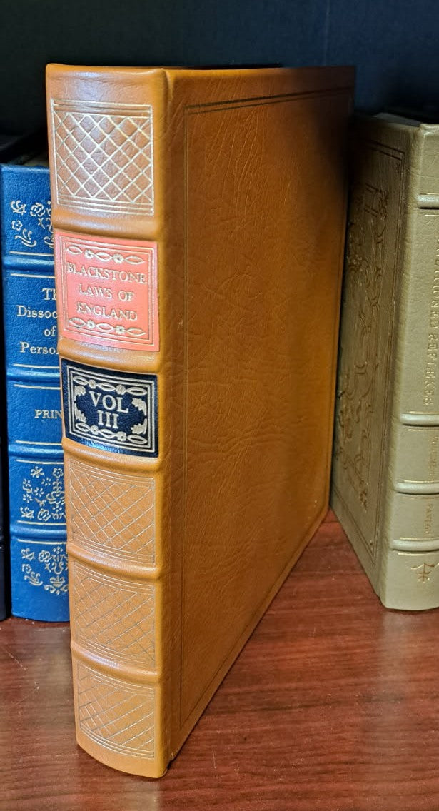 Blackstone's Commentaries on the Laws of England, Vol III